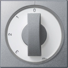 Накладка поворотного выключателя
E2,  Event,  Esprit,   цвет - алюминий,  пластмасса,  066926,  0669 26,  Gira
 - PULSAL.RU