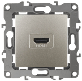 Розетка HDMI
Эра 12,   цвет - перламутр,  пластмасса,  Б0027490,  12-3114-15,  ЭРА
 - PULSAL.RU
