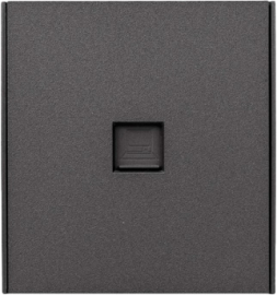 Розетка компьютерная
Miele Strong,  одинарная,   цвет - графит,  пластмасса,  KR-78-0724-6,  Kranz
 - PULSAL.RU