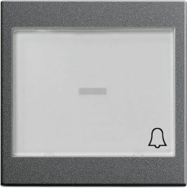 Клавиша "Звонок" с полем для надписи
Studio,  E2,  E3,  Event,  Esprit,  ClassiX,  ClassiX Art,  одноклавишный,  без подсветки,   цвет - антрацит,  пластмасса,  067928,  0679 28,  Gira
 - PULSAL.RU