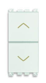 Выключатель жалюзи NO+NO
Arke,  без фиксации,  без подсветки,   цвет - белый,  пластмасса,  19062.B VIM,  19062.B,  Vimar
 - PULSAL.RU