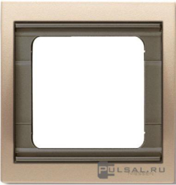 Рамка
Olas,  1 пост,   цвет - песочный,  вертикальная,  горизонтальная,  металл,  8471 AR,  8471 AR,  ABB
 - PULSAL.RU