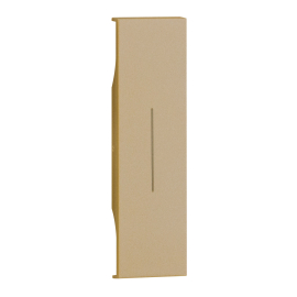 Клавиша узкая
Soft Touch,  одноклавишный,  без подсветки,  с возможностью подсветки,   цвет - шампань матовый,  пластмасса,  ACH01,  MEITON
 - PULSAL.RU