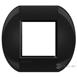 Рамка овальная
LivingLight,  1 пост,   цвет - черный,  горизонтальная,  пластмасса,  LNB4802SM,  BTicino
 - PULSAL.RU