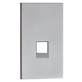 Накладка для механизма розетки RJ45
Soft Touch,  одинарная,   цвет - серый матовый,  пластмасса,  AS07M2,  MEITON
 - PULSAL.RU