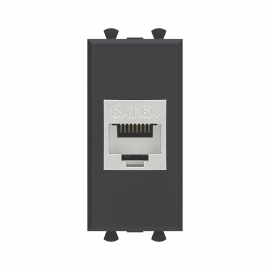 Розетка компьютерная
Avanti,  одинарная,   цвет - черный матовый,  пластмасса,  4412771DKC,  DKC_4412771,  DKC
 - PULSAL.RU