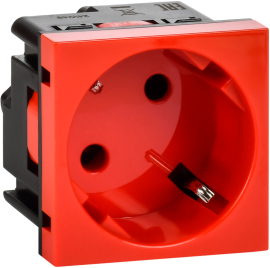 Розетка 45°
Mosaic,  DLP,  DLP floor,  DLP IP 44,  DLP IP 40,  без шторок,  с заземлением,  одинарная,  винтовые клеммы,   цвет - красный,  пластмасса,  4525051,  4 525 051,  Legrand
 - PULSAL.RU