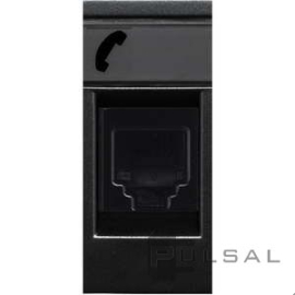 Розетка телефонная RJ12
Zenit,  одинарная,   цвет - антрацит,  пластмасса,  N2117.6 AN,  2CLA211760N1801,  ABB
 - PULSAL.RU