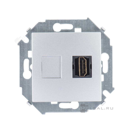 Розетка HDMI типа A
Simon 15,   цвет - алюминий,  пластмасса,  1591407-033,  Simon
 - PULSAL.RU