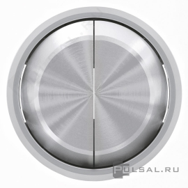 Клавиши, кольцо "хром"
SKYmoon,  двухклавишный,  без подсветки,   цвет - нержавеющая сталь, хром,  металл,  8611 CR,  2CLA861100A1401,  ABB
 - PULSAL.RU