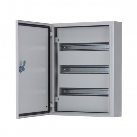 Корпус металлический навесной 520х400х120 ЩРН-54, ЩРН, навесной, IP 54,  модулей - 54, металл,  цвет - серый, 30254DEK, Dekraft - PULSAL.RU